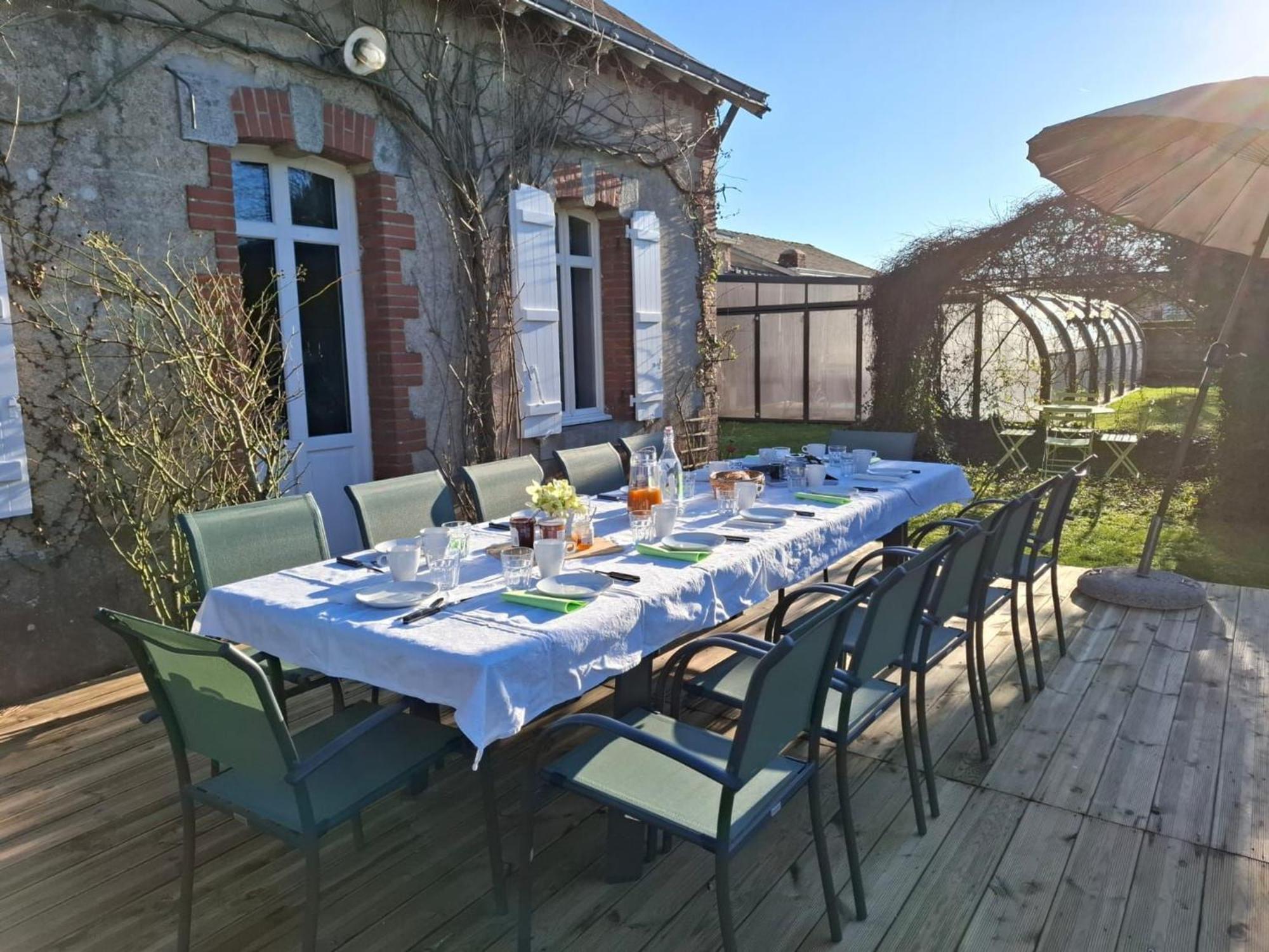 Gite Familial Avec Piscine Chauffee A Lege - Fr-1-306-1296 外观 照片