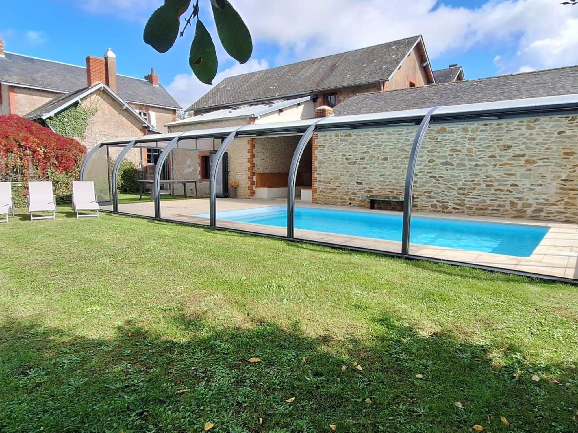 Gite Familial Avec Piscine Chauffee A Lege - Fr-1-306-1296 外观 照片
